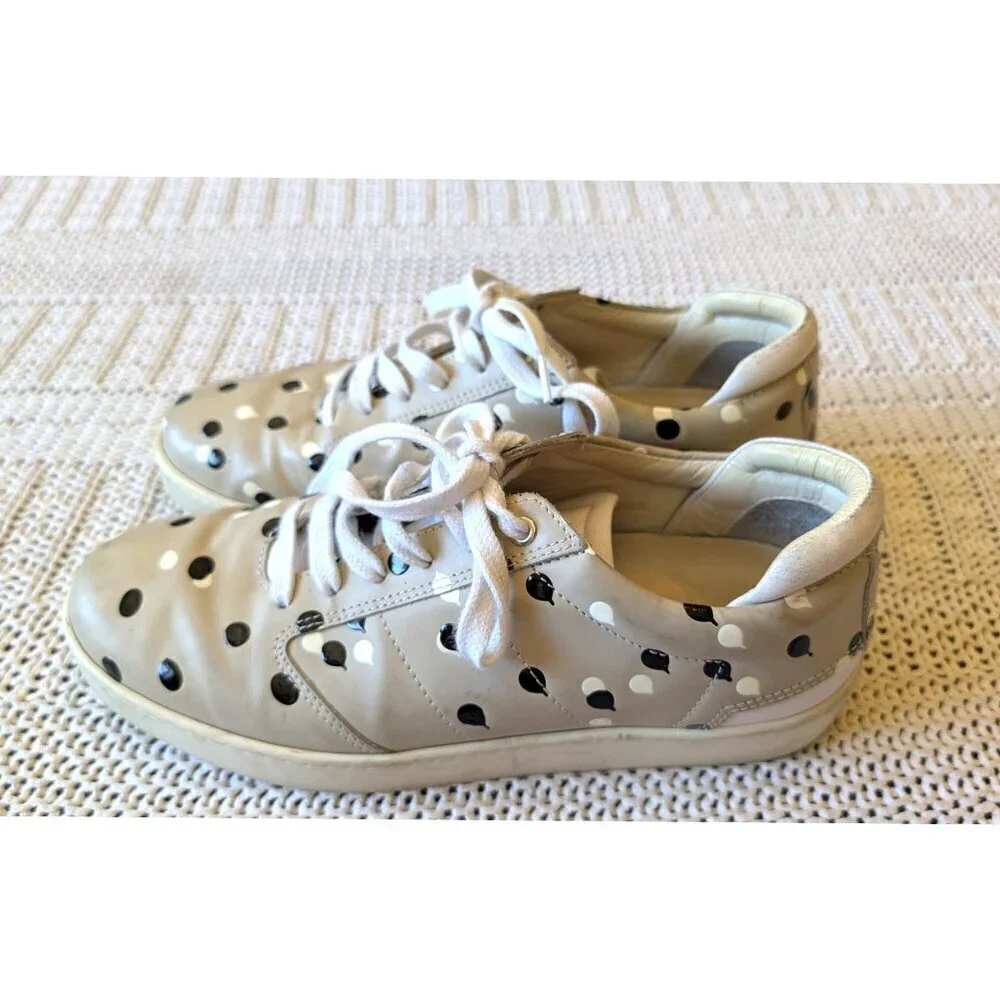 WANT Les Essentiels Lennon Dot Sneakers Size 40/9.5 US Leather shoes lace up